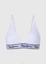 blanco panty clásico con logo estampado Pepe Jeans 06X4542 mujer - Imagen 4