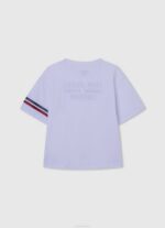 blanco playera boxy con logo estampado Pepe Jeans 06X41449 chica - Imagen 2
