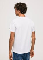 blanco playera con bandera Union Jack Pepe Jeans 06X4945 hombres - Imagen 4