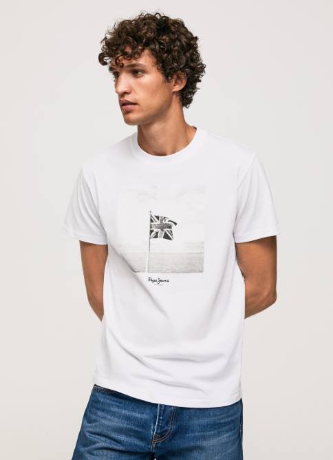 blanco_playera_con_bandera_union_jack_pepe_jeans_06x4945_hombres.jpg blanco playera con bandera Union Jack Pepe Jeans 06X4945 hombres - Imagen 1