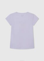 blanco playera con logo brillante Pepe Jeans 06X41458 chica - Imagen 2