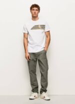 blanco playera con logo de letras Pepe Jeans 06X4977 hombres - Imagen 2