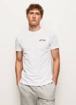 blanco playera con logo estampado Pepe Jeans 06X4978 hombres - Imagen 3