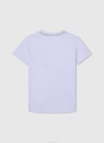 blanco playera con logo vertical Pepe Jeans 06X41618 chico - Imagen 2