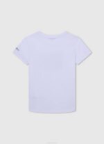 blanco playera con logo y bandera Pepe Jeans 06X41609 chico - Imagen 4