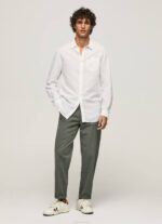 blanco playera de manga larga parker Pepe Jeans 06X41073 hombres - Imagen 2