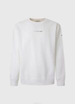 blanco sudadera con logo estampado Pepe Jeans 06X4897 hombres - Imagen 5