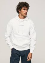 blanco suéter con capucha Pepe Jeans 06X4910 hombres