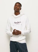 blanco suéter con logo de alta densidad Pepe Jeans 06X4903 hombres - Imagen 2