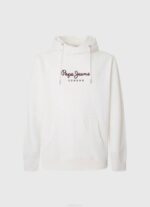 blanco suéter con logo de alta densidad Pepe Jeans 06X4903 hombres - Imagen 5