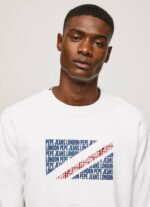 blanco suéter con logo de bandera Pepe Jeans 06X4899 hombres - Imagen 3