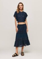 blanco sujetador deportivo de algodón Pepe Jeans 06X4536 mujer - Imagen 3