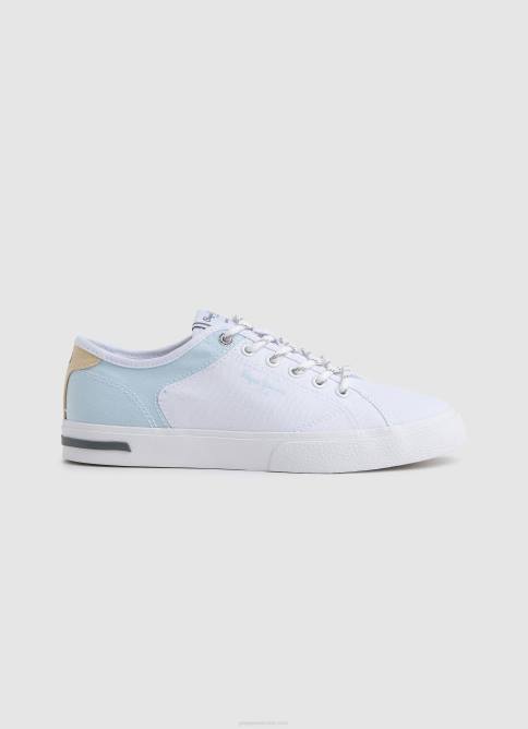 blanco_tenis_basicos_kenton_road_pepe_jeans_06x4635_mujer.jpg blanco tenis básicos kenton road Pepe Jeans 06X4635 mujer - Imagen 1