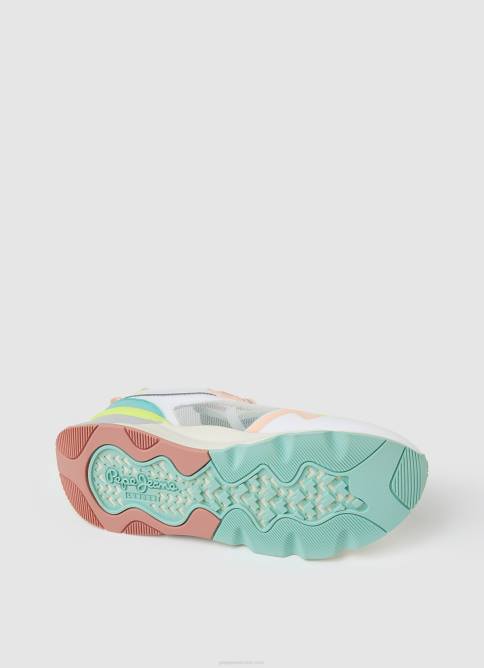 blanco tenis brit pro bright para correr Pepe Jeans 06X4576 mujer - Imagen 5