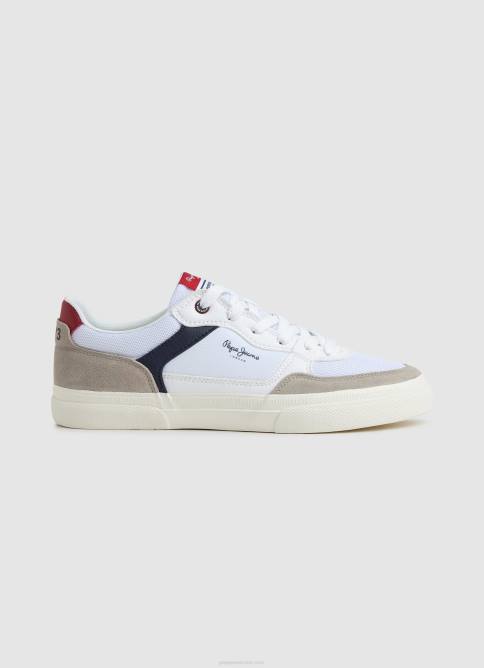 blanco_tenis_combinados_kenton_master_pepe_jeans_06x41177_hombres.jpg blanco tenis combinados kenton master Pepe Jeans 06X41177 hombres - Imagen 1