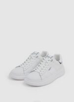 blanco tenis Eaton con parte de cuero Pepe Jeans 06X41208 hombres - Imagen 2