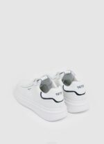 blanco tenis Eaton con parte de cuero Pepe Jeans 06X41208 hombres - Imagen 4