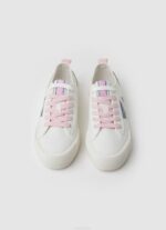blanco tenis vulcanizados con bandera allen Pepe Jeans 06X4620 mujer - Imagen 2