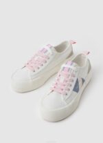 blanco tenis vulcanizados con bandera allen Pepe Jeans 06X4620 mujer - Imagen 3