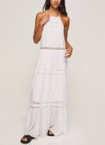 blanco vestido con detalles bordados Pepe Jeans 06X4219 mujer - Imagen 3