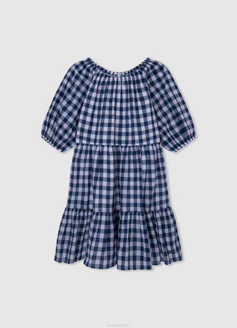 blanco vestido corte romantico Pepe Jeans 06X41375 chica - Imagen 5