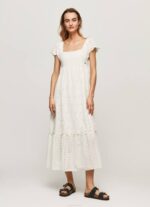 blanco vestido de perialgodón Pepe Jeans 06X4217 mujer - Imagen 2