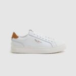 blanco zapatillas adams basic de piel Pepe Jeans 06X4585 mujer