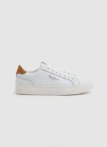 blanco zapatillas adams basic de piel Pepe Jeans 06X4585 mujer