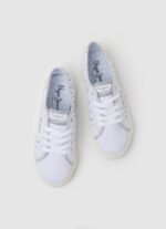 blanco zapatillas básicas brady shine Pepe Jeans 06X41323 chica - Imagen 2