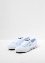 blanco zapatillas brady basicas Pepe Jeans 06X4636 mujer - Imagen 2