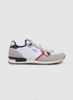 blanco zapatillas brit combinadas Pepe Jeans 06X41182 hombres - Imagen 2