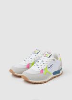 blanco zapatillas brit neon combinadas Pepe Jeans 06X41316 chica - Imagen 3