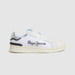 blanco zapatillas combinadas de malla milton Pepe Jeans 06X4612 mujer