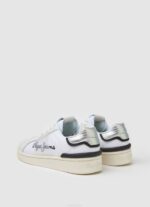 blanco zapatillas combinadas de malla milton Pepe Jeans 06X4612 mujer - Imagen 4