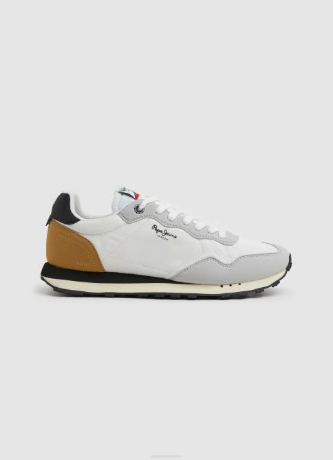 blanco_zapatillas_retro_hombre_natch_pepe_jeans_06x41236_hombres.jpg blanco zapatillas retro hombre natch Pepe Jeans 06X41236 hombres - Imagen 1
