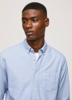 blanqueador azul camisa oxford de corte regular fabio Pepe Jeans 06X41027 hombres - Imagen 3