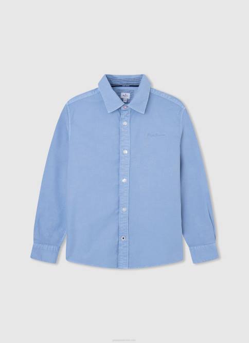blanqueador_azul_camisa_oxford_marske_regular_fit_pepe_jeans_06x41656_chico.jpg blanqueador azul camisa oxford marske regular fit Pepe Jeans 06X41656 chico - Imagen 1