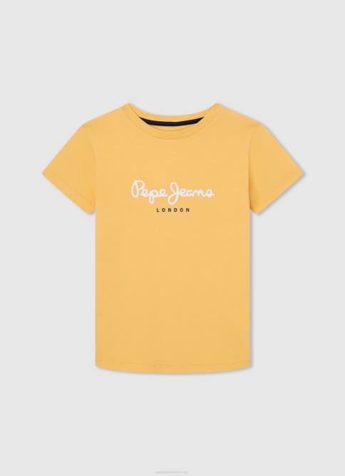 blanqueador azul camiseta básica con logo Pepe Jeans 06X41637 chico - Imagen 3