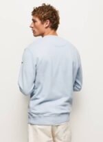 blanqueador azul jersey de algodón con cuello redondo Pepe Jeans 06X4869 hombres - Imagen 4