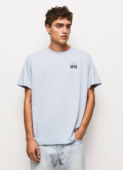 blanqueador_azul_playera_con_logo_1973_pepe_jeans_06x4924_hombres.jpg blanqueador azul playera con logo 1973 Pepe Jeans 06X4924 hombres - Imagen 1