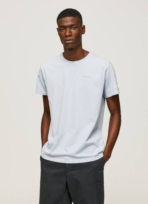 blanqueador_azul_playera_con_logo_estampado_pepe_jeans_06x4947_hombres.jpg blanqueador azul playera con logo estampado Pepe Jeans 06X4947 hombres - Imagen 1