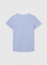 blanqueador azul playera con logo vertical Pepe Jeans 06X41628 chico - Imagen 2
