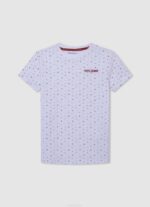 blanqueador azul playera con logo vertical Pepe Jeans 06X41628 chico - Imagen 3