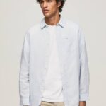 blanqueador azul playera de manga larga parker Pepe Jeans 06X41071 hombres