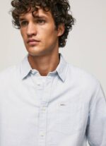 blanqueador azul playera de manga larga parker Pepe Jeans 06X41071 hombres - Imagen 4