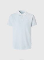 blanqueador azul polo de piqué con logo bordado Pepe Jeans 06X41096 hombres - Imagen 5