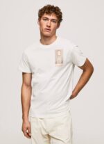 blanquecino camiseta con estampado de foto Pepe Jeans 06X4990 hombres - Imagen 2