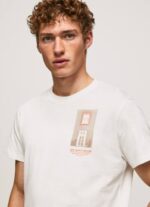 blanquecino camiseta con estampado de foto Pepe Jeans 06X4990 hombres - Imagen 3