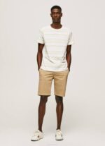 blanquecino camiseta con estampado de rayas Pepe Jeans 06X4994 hombres - Imagen 2