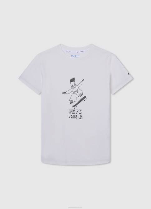blanquecino_camiseta_con_estampado_grafico_pepe_jeans_06x41653_chico.jpg blanquecino camiseta con estampado gráfico Pepe Jeans 06X41653 chico - Imagen 1